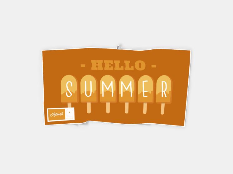 Toalla Microfibra "Hello Summer"